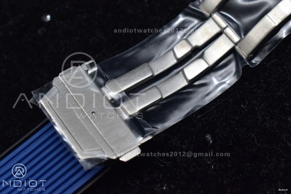 Skeleton A1280 Hublot Unico Blue Bang Titanium ZF on Dial Strap Best Big Blue Edition Rubber 1:1 0321